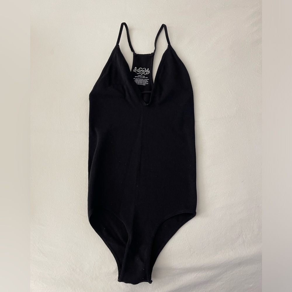 Black Free People bodysuit